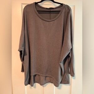 Zanzea Women's Charcoal Long Sleeve Top